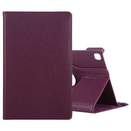 Litchi Texture Horizontal Flip 360 Degrees Rotation Leather Case with Holder, For Samsung Galaxy Tab A7 T500