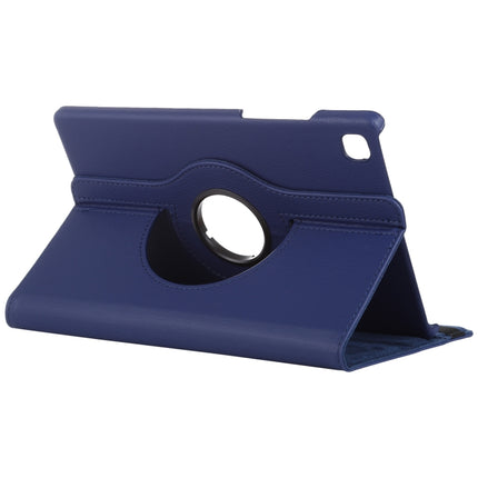 Litchi Texture Horizontal Flip 360 Degrees Rotation Leather Case with Holder, For Samsung Galaxy Tab A7 T500