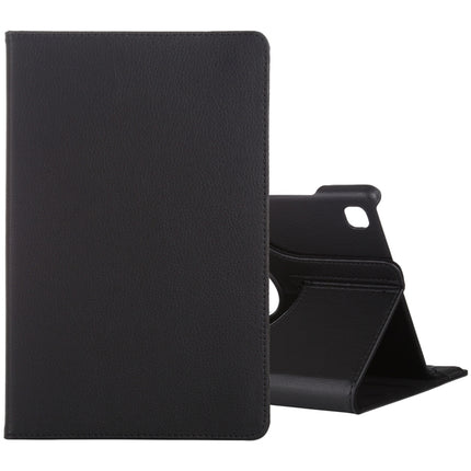 Litchi Texture Horizontal Flip 360 Degrees Rotation Leather Case with Holder, For Samsung Galaxy Tab A7 T500