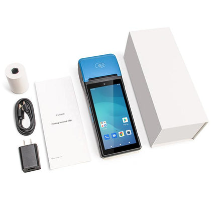 UNIWA V6P Thermal Label Printer Handheld PDA, 2GB+16GB, 5.45 inch Android 12 Mediatek MT6761 Quad Core, NFC, Network: 4G, EU Plug, US Plug, UK Plug, AU Plug