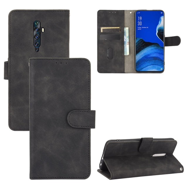Solid Color Skin Feel Magnetic Buckle Horizontal Flip Calf Texture PU Leather Case with Holder & Card Slots & Wallet, For OPPO Realme X50 Pro / X50 Pro 5G, For OPPO Realme X50 / X50 5G, For OPPO Realme XT / X2 / K5, For OPPO Reno2 Z / F