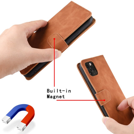 Solid Color Skin Feel Magnetic Buckle Horizontal Flip Calf Texture PU Leather Case with Holder & Card Slots & Wallet, For OPPO Reno4 5G