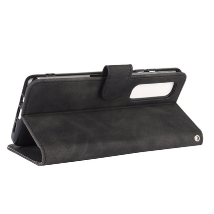 Solid Color Skin Feel Magnetic Buckle Horizontal Flip Calf Texture PU Leather Case with Holder & Card Slots & Wallet, For Xiaomi Mi Note 10 Lite, For Xiaomi Redmi 9