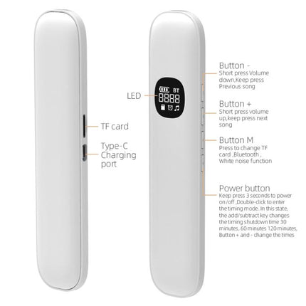 BLD07 Bone Conduction Bluetooth 5.4  Sleep Speaker