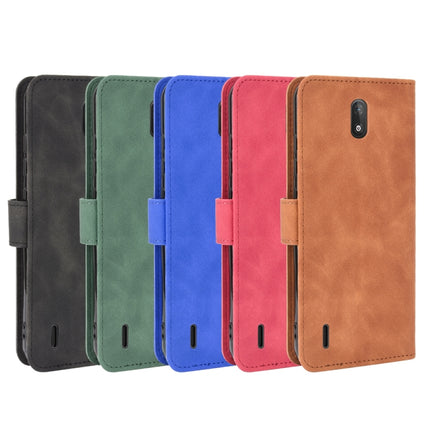Solid Color Skin Feel Magnetic Buckle Horizontal Flip Calf Texture PU Leather Case with Holder & Card Slots & Wallet, For Nokia C2