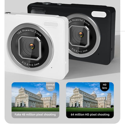 DC15 2.4 inch 18X Digital Zoom Camera 4K HD Video 64MP Shooting