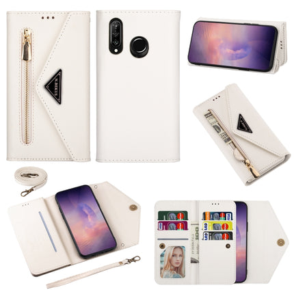 Skin Feel Zipper Horizontal Flip Leather Case with Holder & Card Slots & Photo Frame & Lanyard & Long Rope, For Huawei P20 Pro, For Huawei P30, For Huawei P30 Lite, For Huawei P40
