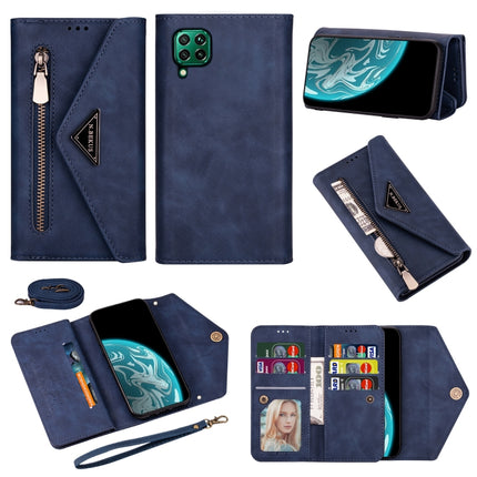 Skin Feel Zipper Horizontal Flip Leather Case with Holder & Card Slots & Photo Frame & Lanyard & Long Rope, For Huawei P40 Lite, For Huawei P40 Pro, For Huawei Y6 (2019), For Huawei P20 Lite