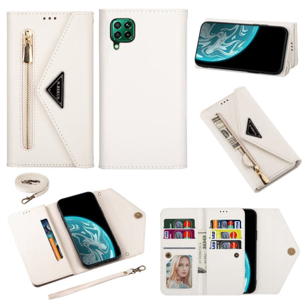 Skin Feel Zipper Horizontal Flip Leather Case with Holder & Card Slots & Photo Frame & Lanyard & Long Rope, For Huawei P40 Lite, For Huawei P40 Pro, For Huawei Y6 (2019), For Huawei P20 Lite