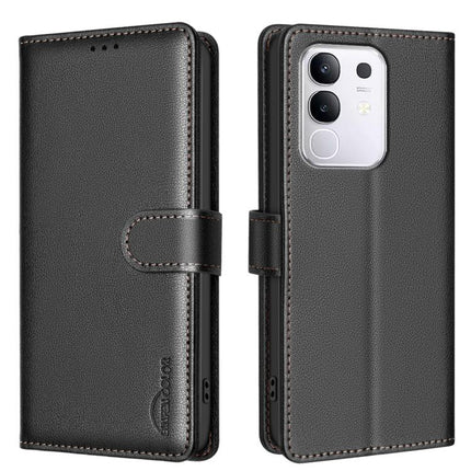 Litchi Texture RFID Anti-theft Leather Phone Case, For vivo Y29S 5G Global, For vivo Y29 4G