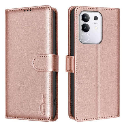 Litchi Texture RFID Anti-theft Leather Phone Case, For vivo Y29S 5G Global, For vivo Y29 4G