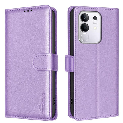 Litchi Texture RFID Anti-theft Leather Phone Case, For vivo Y29S 5G Global, For vivo Y29 4G