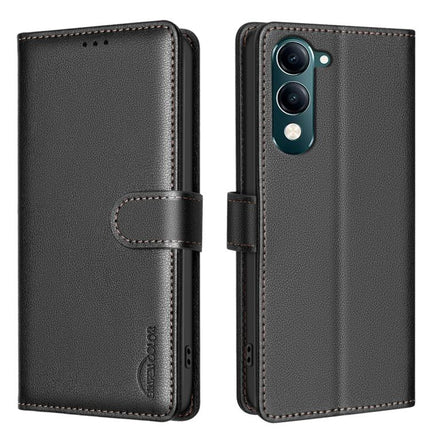 Litchi Texture RFID Anti-theft Leather Phone Case, For vivo Y29S 5G Global, For vivo Y29 4G