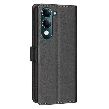 Litchi Texture RFID Anti-theft Leather Phone Case, For vivo Y29S 5G Global, For vivo Y29 4G