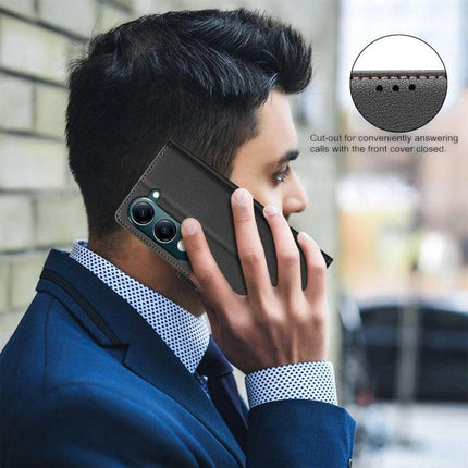 Litchi Texture RFID Anti-theft Leather Phone Case, For vivo Y29S 5G Global, For vivo Y29 4G