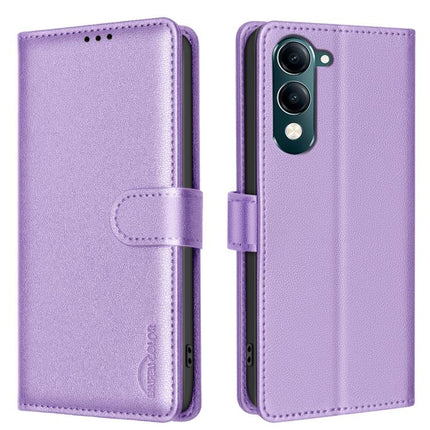 Litchi Texture RFID Anti-theft Leather Phone Case, For vivo Y29S 5G Global, For vivo Y29 4G