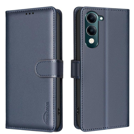 Litchi Texture RFID Anti-theft Leather Phone Case, For vivo Y29S 5G Global, For vivo Y29 4G
