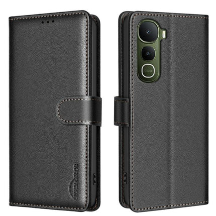 Litchi Texture RFID Anti-theft Leather Phone Case, For vivo Y21 5G 2026 / Y05 4G, For vivo Y31 5G 2025, For vivo Y400 5G Global, For vivo Y39 5G