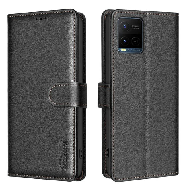 Litchi Texture RFID Anti-theft Leather Phone Case, For vivo Y21 5G 2026 / Y05 4G, For vivo Y31 5G 2025, For vivo Y400 5G Global, For vivo Y39 5G