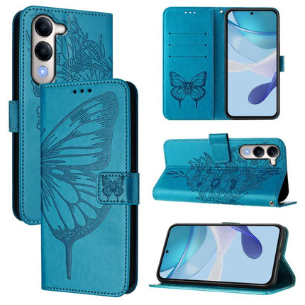 Embossed Butterfly Leather Phone Case, For vivo V50 Global