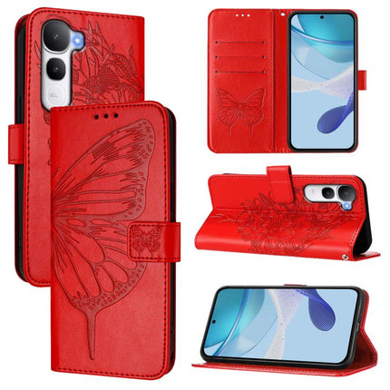 Embossed Butterfly Leather Phone Case, For vivo S30 Pro mini, For vivo S30, For vivo Y39 5G Global