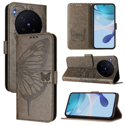 Embossed Butterfly Leather Phone Case, For vivo Y21 5G 2026 Global / Y05 4G, For vivo X300 Ultra 5G, For vivo X300 Pro