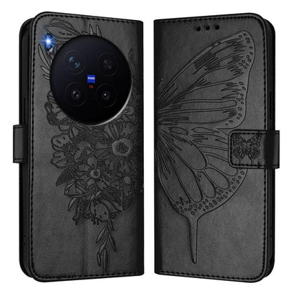 Embossed Butterfly Leather Phone Case, For vivo X300, For vivo V60 Lite 4G / 5G, For vivo Y31 5G 2025