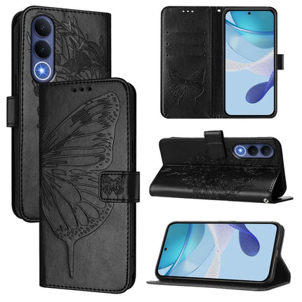 Embossed Butterfly Leather Phone Case, For vivo X300 FE 5G Russia / 5G Zeiss, For vivo X300s 5G, For vivo V70 FE 5G