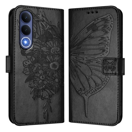 Embossed Butterfly Leather Phone Case, For vivo X300, For vivo V60 Lite 4G / 5G, For vivo Y31 5G 2025