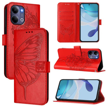 Embossed Butterfly Leather Phone Case, For vivo Y21 5G 2026 Global / Y05 4G, For vivo X300 Ultra 5G, For vivo X300 Pro