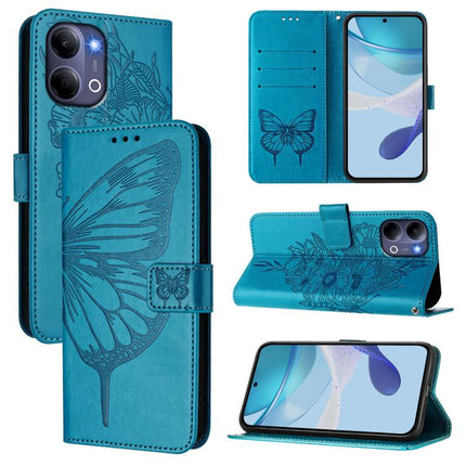 Embossed Butterfly Leather Phone Case, For vivo Y21 5G 2026 Global / Y05 4G, For vivo X300 Ultra 5G, For vivo X300 Pro