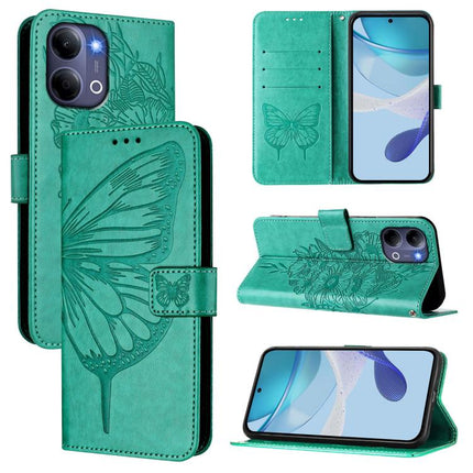 Embossed Butterfly Leather Phone Case, For vivo Y21 5G 2026 Global / Y05 4G, For vivo X300 Ultra 5G, For vivo X300 Pro