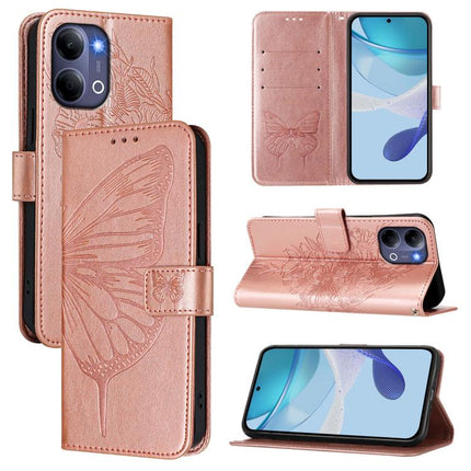 Embossed Butterfly Leather Phone Case, For vivo Y21 5G 2026 Global / Y05 4G, For vivo X300 Ultra 5G, For vivo X300 Pro
