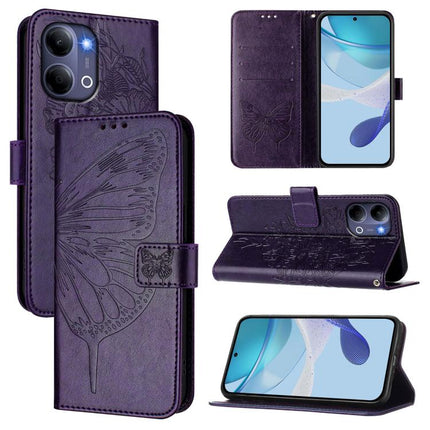 Embossed Butterfly Leather Phone Case, For vivo Y21 5G 2026 Global / Y05 4G, For vivo X300 Ultra 5G, For vivo X300 Pro
