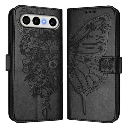 Embossed Butterfly Leather Phone Case, For vivo X300 FE 5G Russia / 5G Zeiss, For vivo X300s 5G, For vivo V70 FE 5G