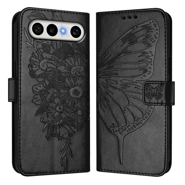 Embossed Butterfly Leather Phone Case, For vivo X300 FE 5G Russia / 5G Zeiss, For vivo X300s 5G, For vivo V70 FE 5G