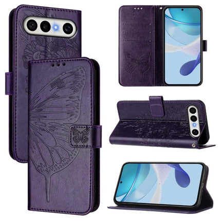 Embossed Butterfly Leather Phone Case, For vivo X300 FE 5G Russia / 5G Zeiss, For vivo X300s 5G, For vivo V70 FE 5G