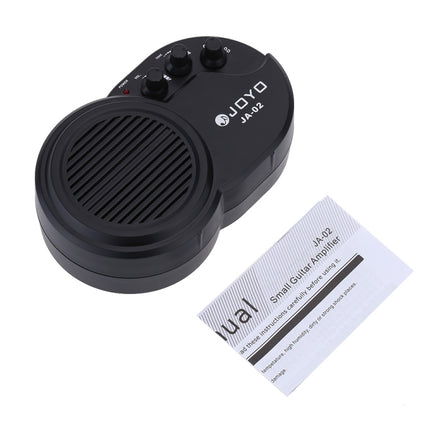 JOYO JA-02 3W Guitar Amplifier Mini Electric Guitar Amp Amplifier Speaker with Volume Tone Distortion Control, JA-02