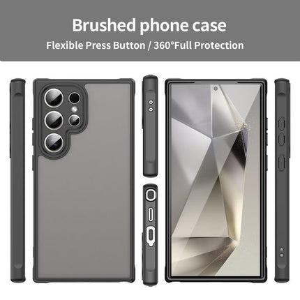 Fan Dun Series TPU Hybrid PC Frosted Phone Case, For Samsung Galaxy S24 Ultra 5G, For Samsung Galaxy S24+ 5G, For Samsung Galaxy S24 5G
