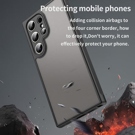 Fan Dun Series TPU Hybrid PC Frosted Phone Case, For Samsung Galaxy S24 Ultra 5G, For Samsung Galaxy S24+ 5G, For Samsung Galaxy S24 5G
