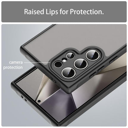 Fan Dun Series TPU Hybrid PC Frosted Phone Case, For Samsung Galaxy S24 Ultra 5G, For Samsung Galaxy S24+ 5G, For Samsung Galaxy S24 5G