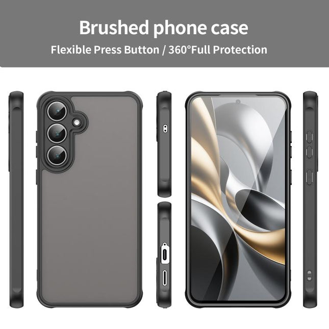 Fan Dun Series TPU Hybrid PC Frosted Phone Case, For Samsung Galaxy S25 FE 5G, For Samsung Galaxy S25 Edge 5G, For Samsung Galaxy S25 5G, For Samsung Galaxy S25+ 5G, For Samsung Galaxy S25 Ultra 5G, For Samsung Galaxy S24 FE 5G