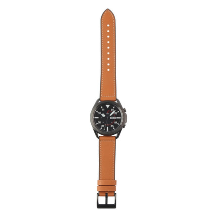 TPU + Leather Replacement Strap Watchband, For Samsung Galaxy Watch 3 41mm