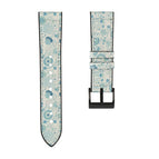 For Samsung Galaxy Watch 3 41mm / Flower Cyan