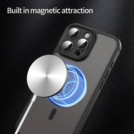 Fan Dun Series TPU Hybrid PC Frosted Magsafe Phone Case, For iPhone 14 Pro, For iPhone 14 Pro Max, For iPhone 13 Pro Max, For iPhone 13 Pro, For iPhone 13