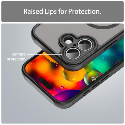 Fan Dun Series TPU Hybrid PC Frosted Magsafe Phone Case, For iPhone 17, For iPhone  Air, For iPhone 16 Pro Max, For iPhone 16 Pro, For iPhone 16 Plus, For iPhone 16
