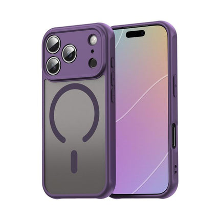 Fan Dun Series TPU Hybrid PC Frosted Magsafe Phone Case, For iPhone 18, For iPhone 18 Pro, For iPhone 18 Pro Max, For iPhone 17e / 16e, For iPhone 17 Pro Max, For iPhone 17 Pro