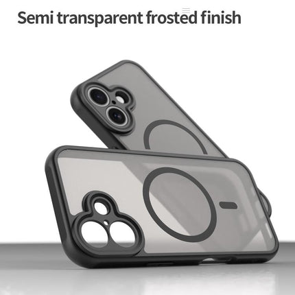 Fan Dun Series TPU Hybrid PC Frosted Magsafe Phone Case, For iPhone 18, For iPhone 18 Pro, For iPhone 18 Pro Max, For iPhone 17e / 16e, For iPhone 17 Pro Max, For iPhone 17 Pro