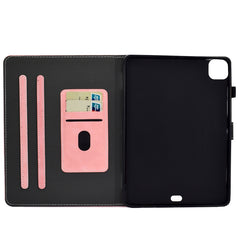 Funda de piel de vaca con tapa horizontal, ranuras para tarjetas y función de suspensión/activación, para iPad Air 2022/2020 10.9