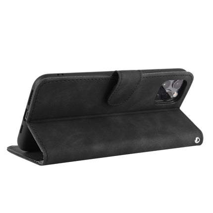 Solid Color Skin Feel Magnetic Buckle Horizontal Flip Calf Texture PU Leather Case with Holder & Card Slots & Wallet, For iPhone 12 mini, For iPhone 12 / 12 Pro, For iPhone 12 Pro Max, For iPhone 11 Pro